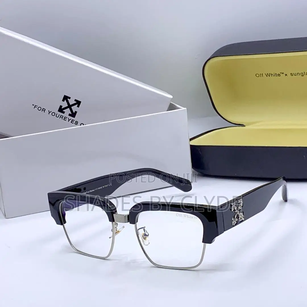 Off-White Sunglasses -Frames With Gold Accents - Brand New, Authentic!
