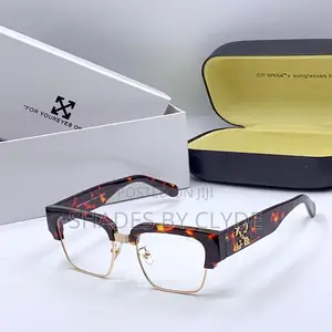 Off-White Sunglasses -Frames With Gold Accents - Brand New, Authentic!