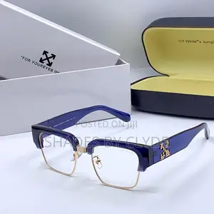 Off-White Sunglasses -Frames With Gold Accents - Brand New, Authentic!
