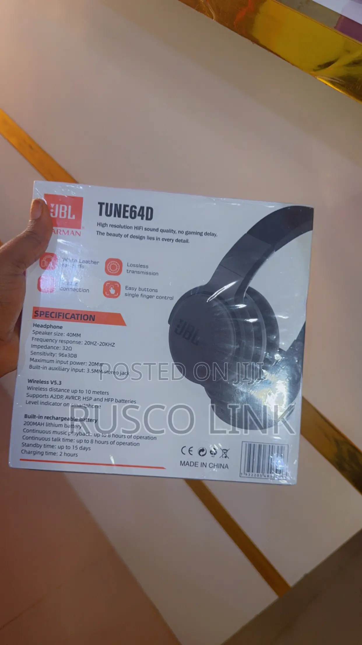 JBL Tune64d Headset