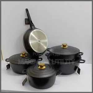 Ucc Life 11-Piece Granite Cookware Set.