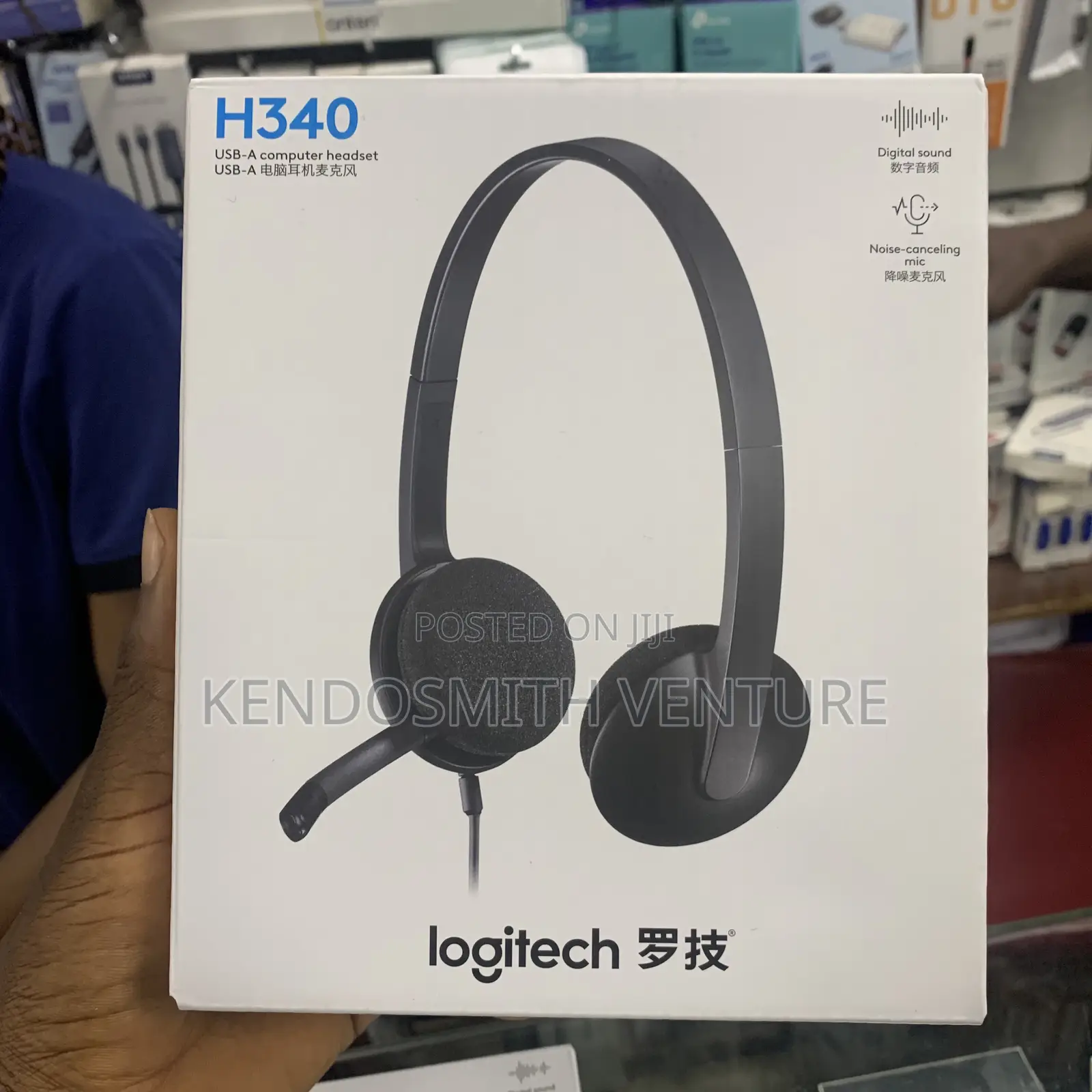 Logitech H340 Wired Usb Headset With Microphone