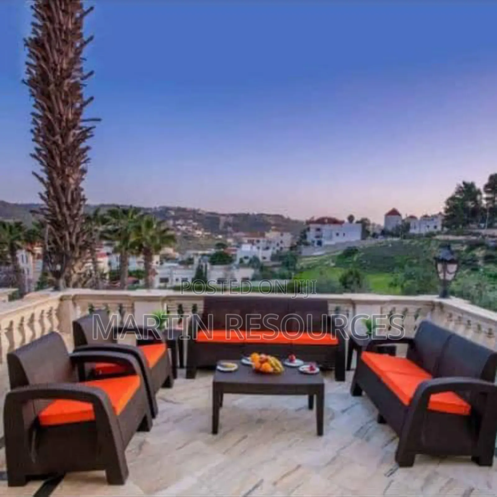 Plastic Outdoor 7 Seater Sofa