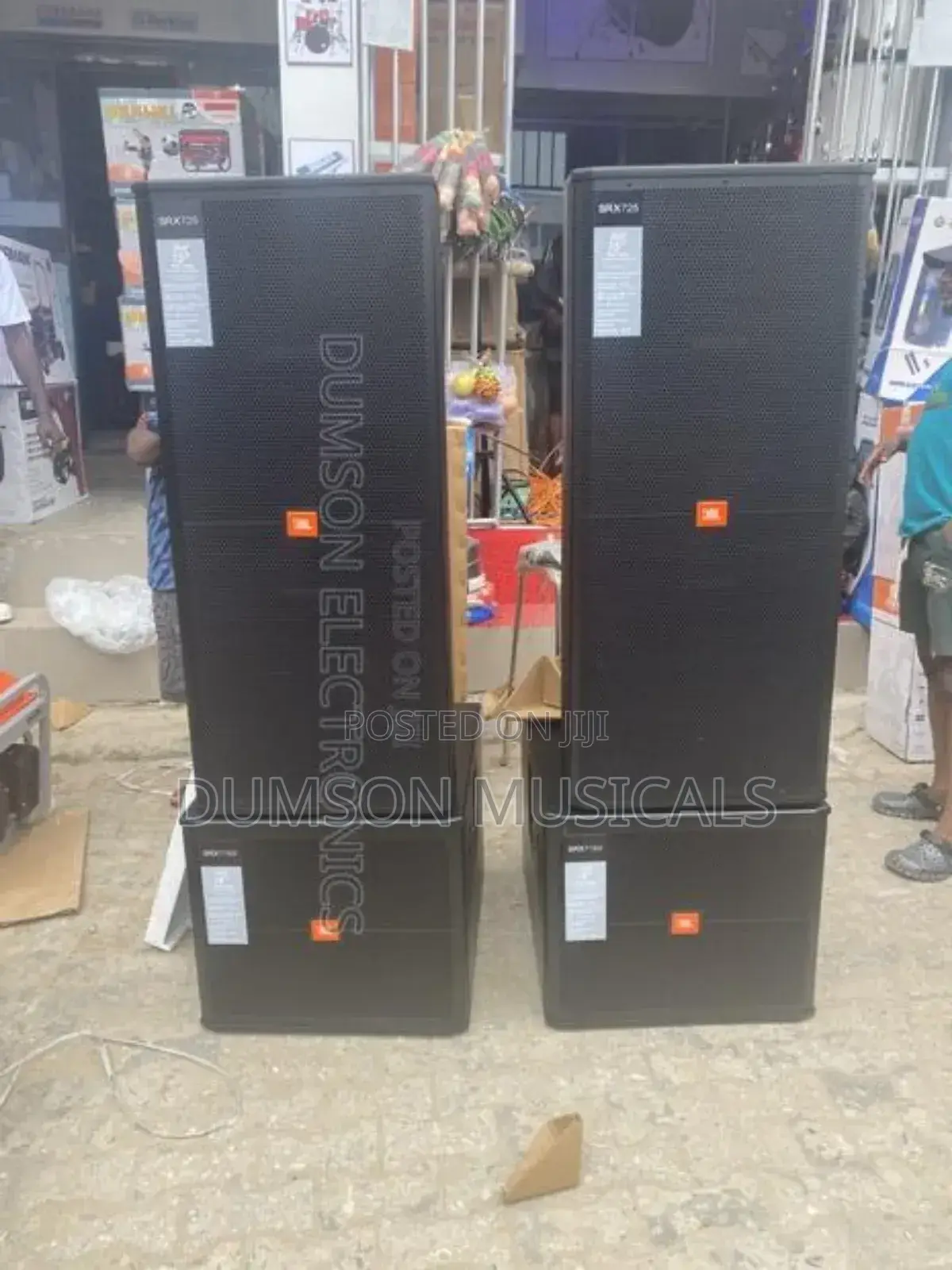 JBL Full Range Speakers Double 15 Inches and JBL Single Sub
