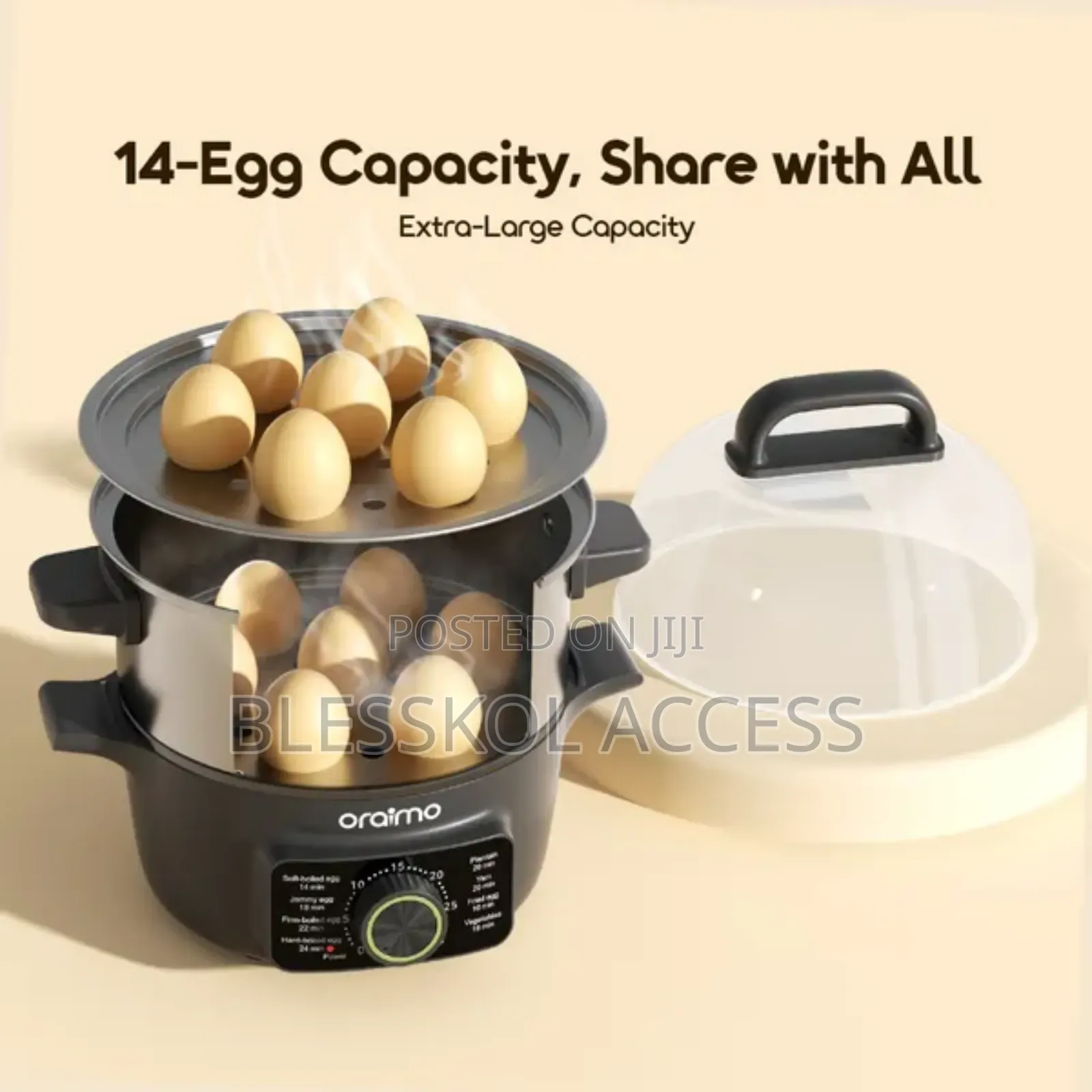 Oraimo Easyegg Double-layer Electric Egg Egg Steamer