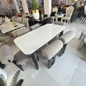 Standard Luxury Marble Dining Set by 6
