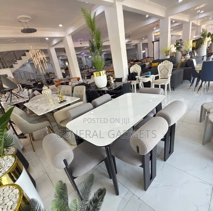 Standard Luxury Marble Dining Set by 6