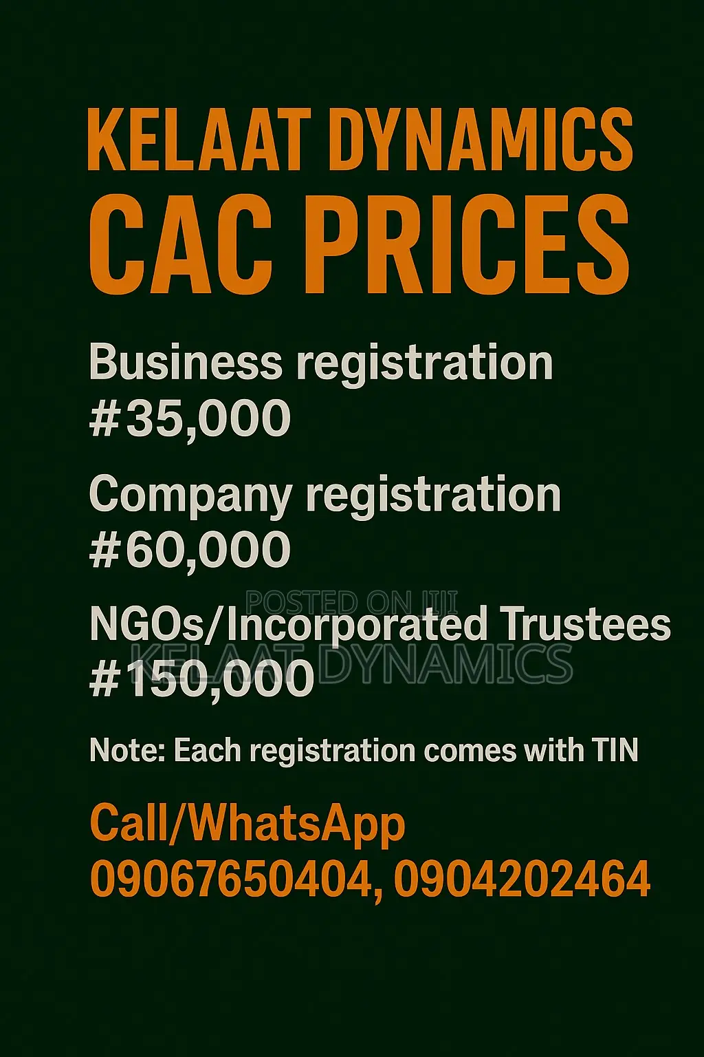 Cac Registration