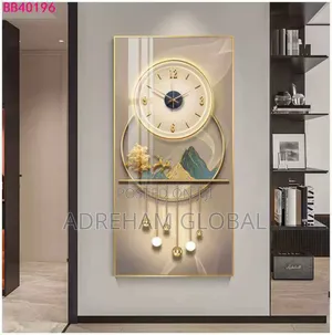 Framed Acrylic Wall Clock Big Size