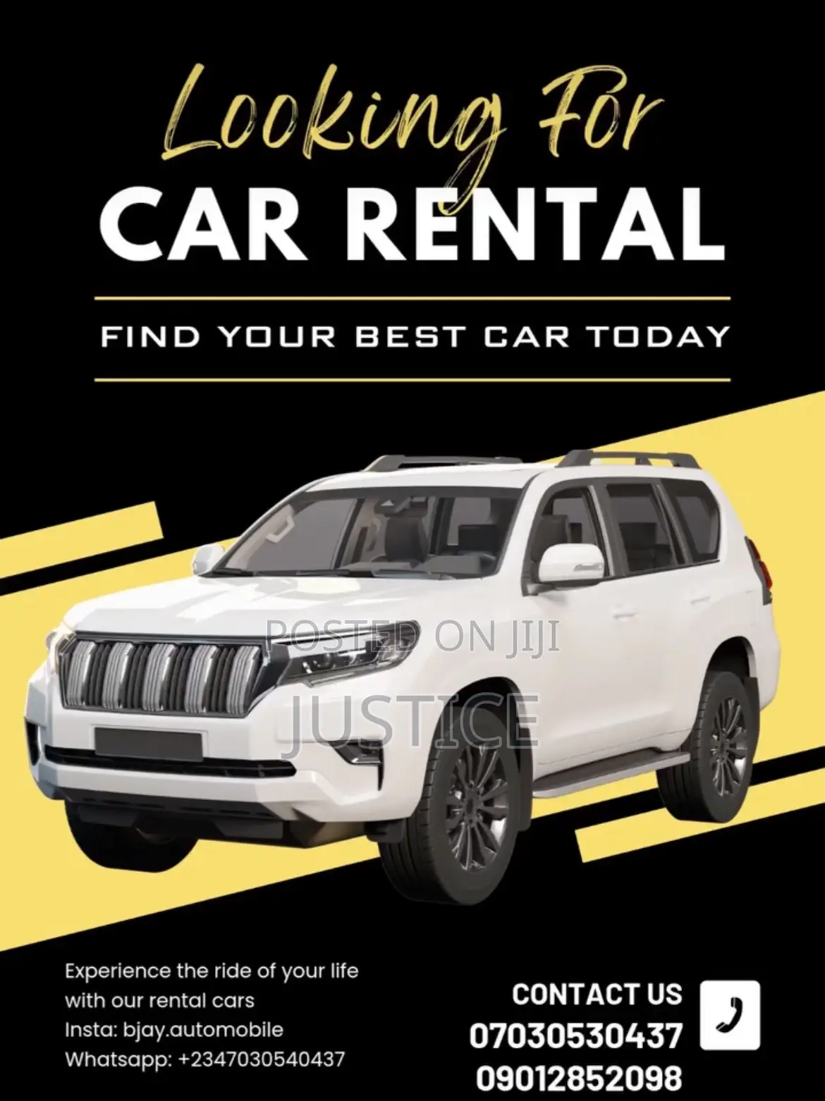 Car Hire or Escort