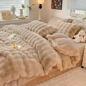 Skin-Friendly Comfortable Rabbit Plush Milk Plush Six -Pieces Ti