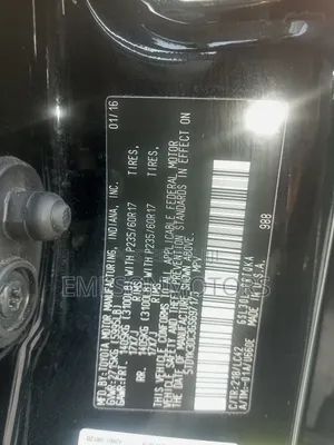 Toyota Sienna XLE 8 Passenger (3.5L 6cyl 6A) 2016 Black