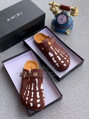 Amiri Suede Mules