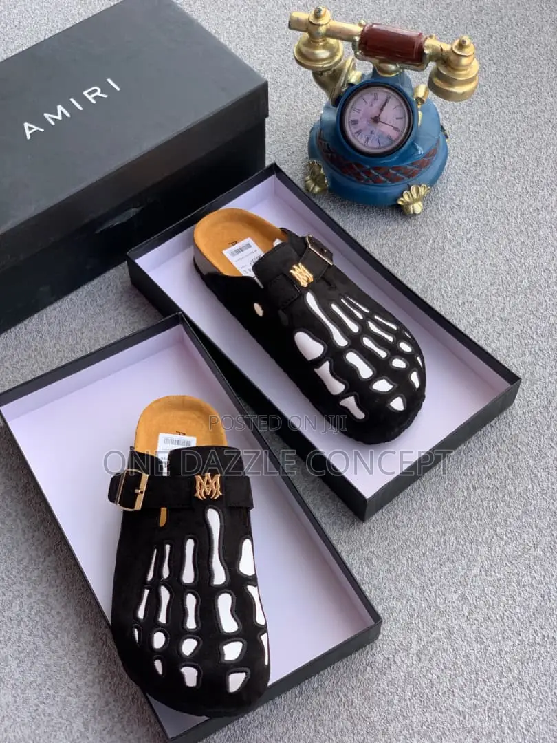 Amiri Suede Mules