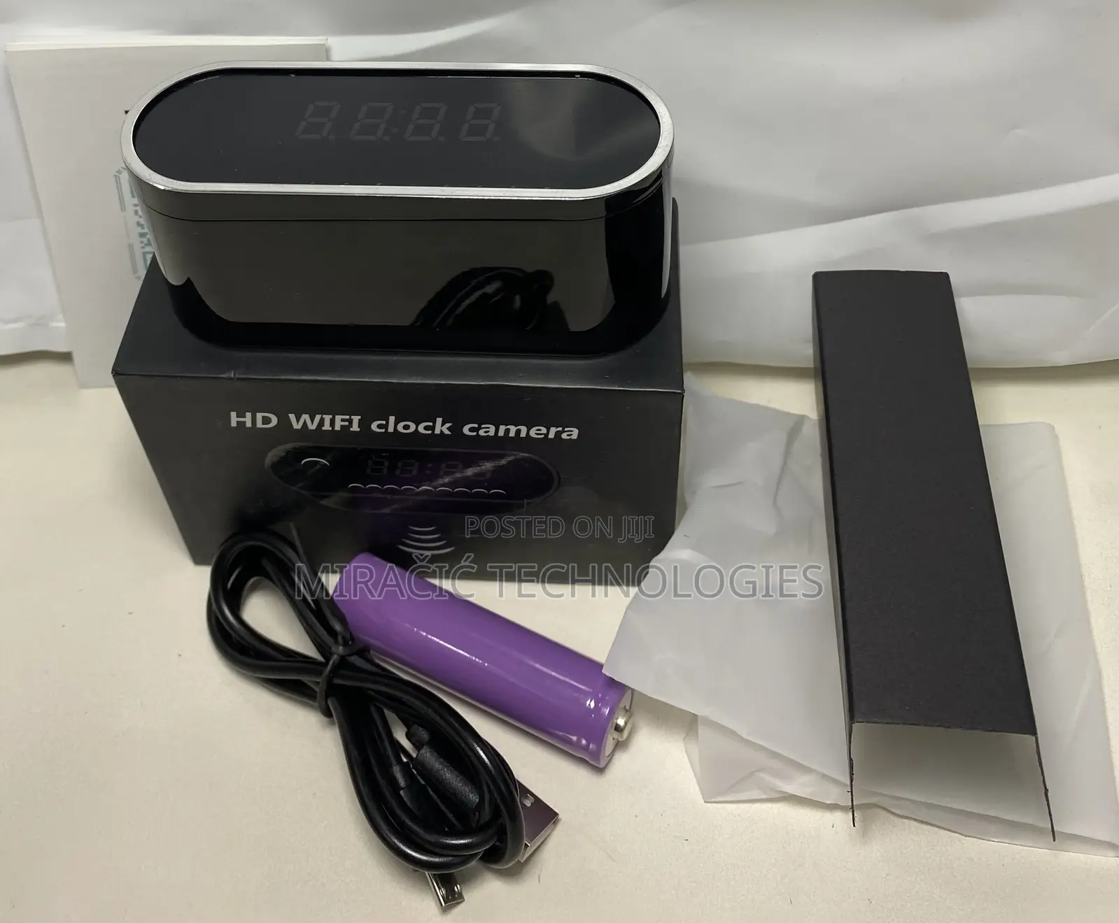 Hd Wifi Clock Spy Camera