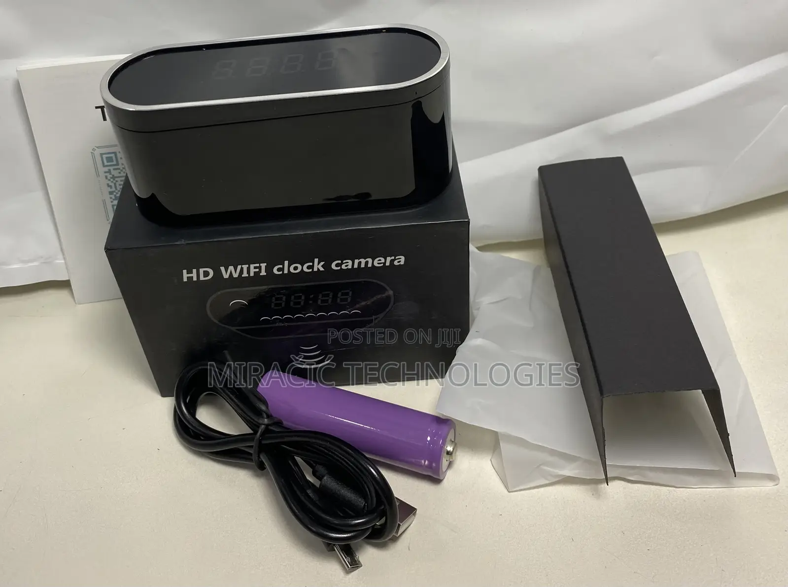 Hd Wifi Clock Spy Camera
