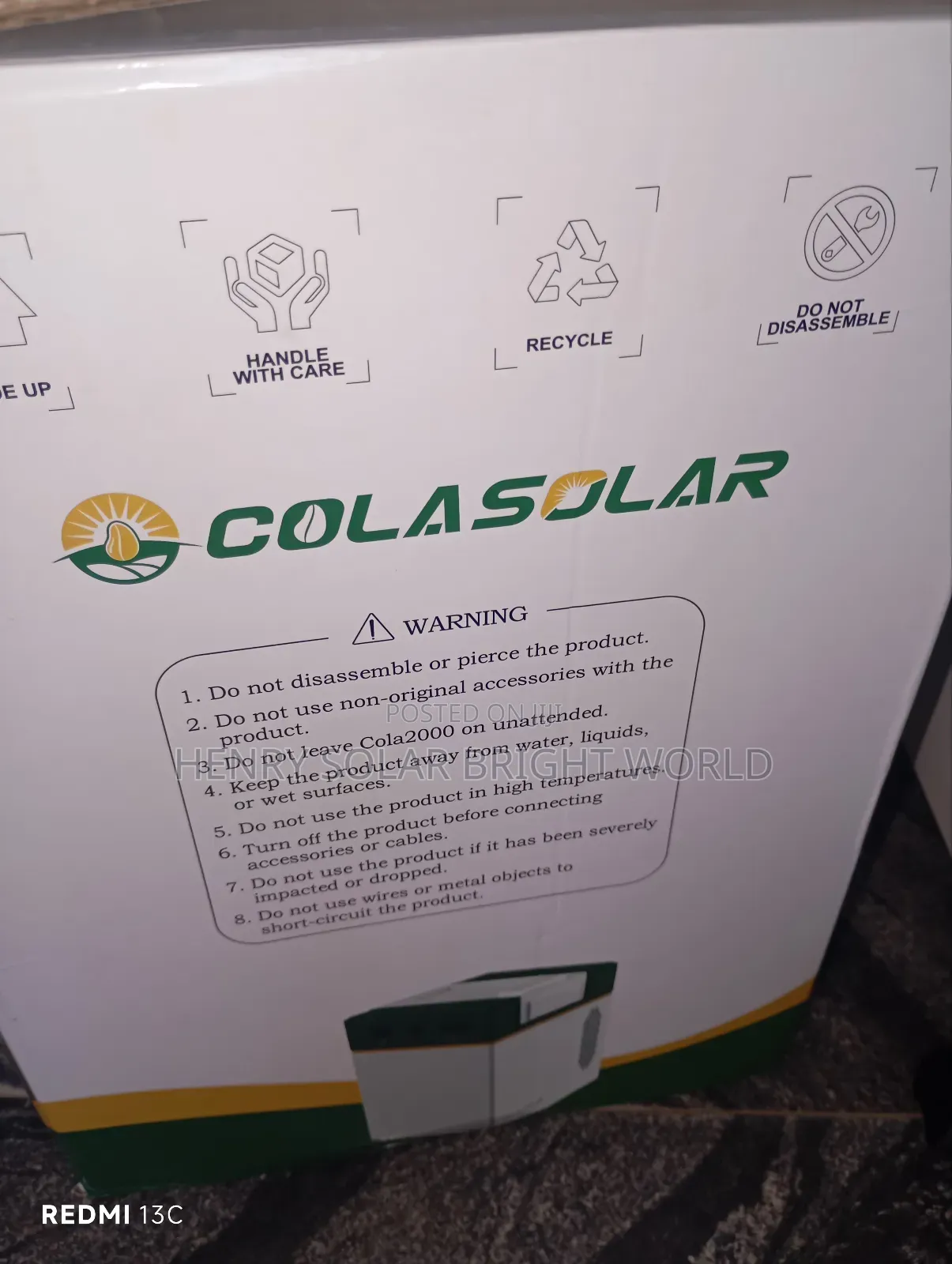 Cola 2kwh Solar Generator