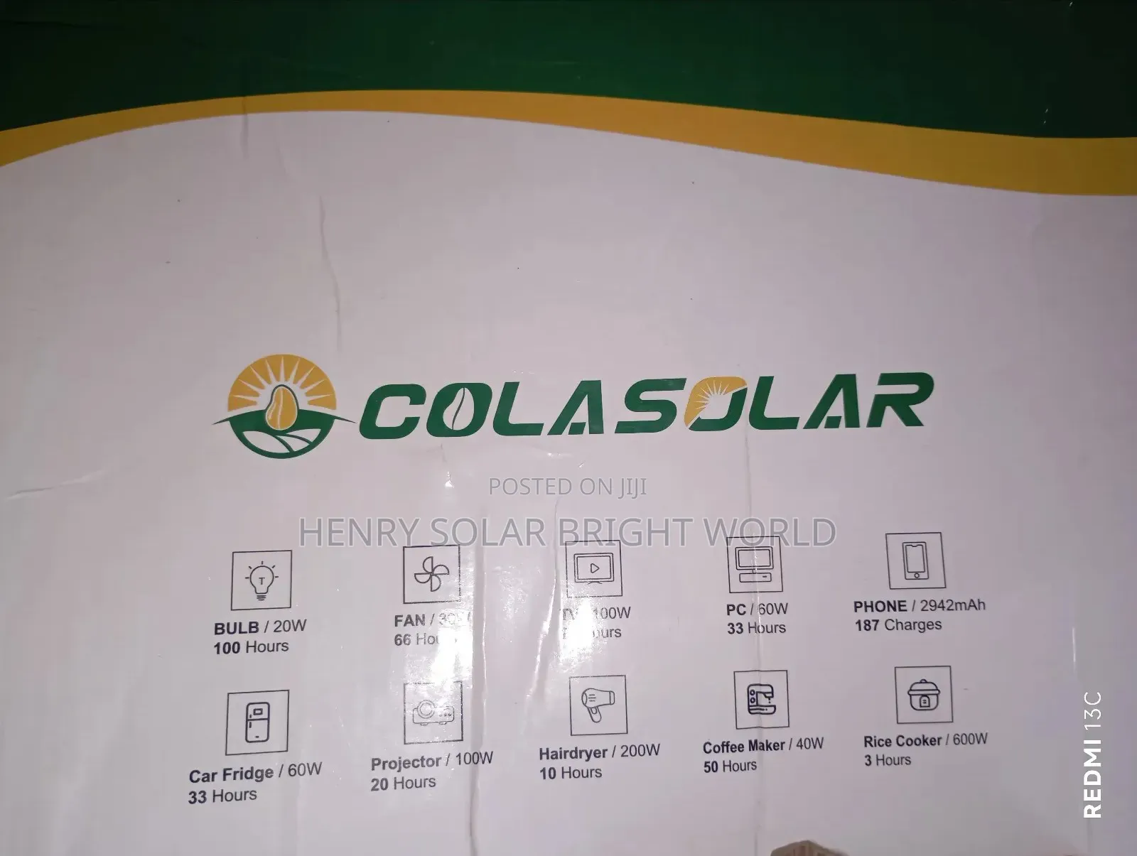 Cola 2kwh Solar Generator