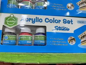 Acrylic Color Set ,Along With 1 PCS Palette,And 1 PCS Brush