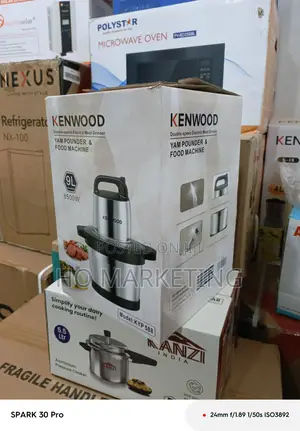 Kenwood 9l Yam Pounder: Transform Yam Into Perfection