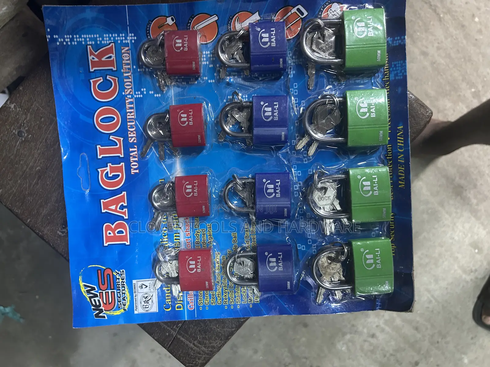 12pcs Baglock Padlocks