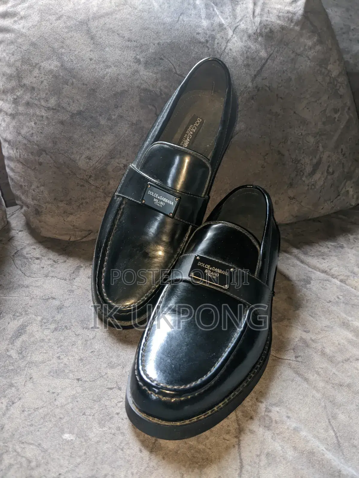 D&G Black Full Cooperate Shoe