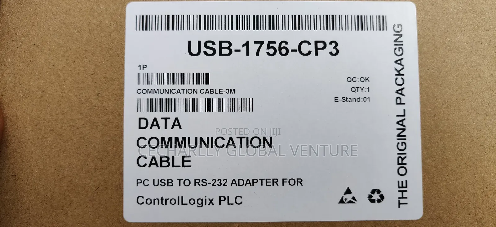 Usb to Rs-232 Adapter for Controilogix PLC