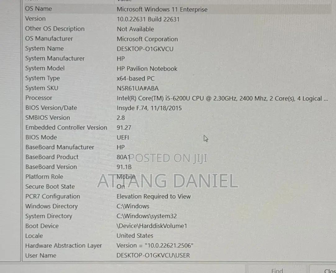 Laptop HP Pavilion 15 8GB Intel Core I5 SSD 256GB