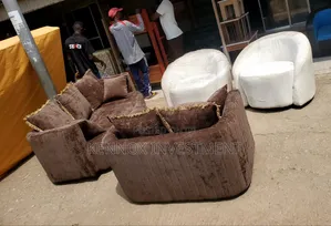 (7) Seater Set of Fabric Sofa