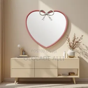 Simple Single Heart Shaped Mirror