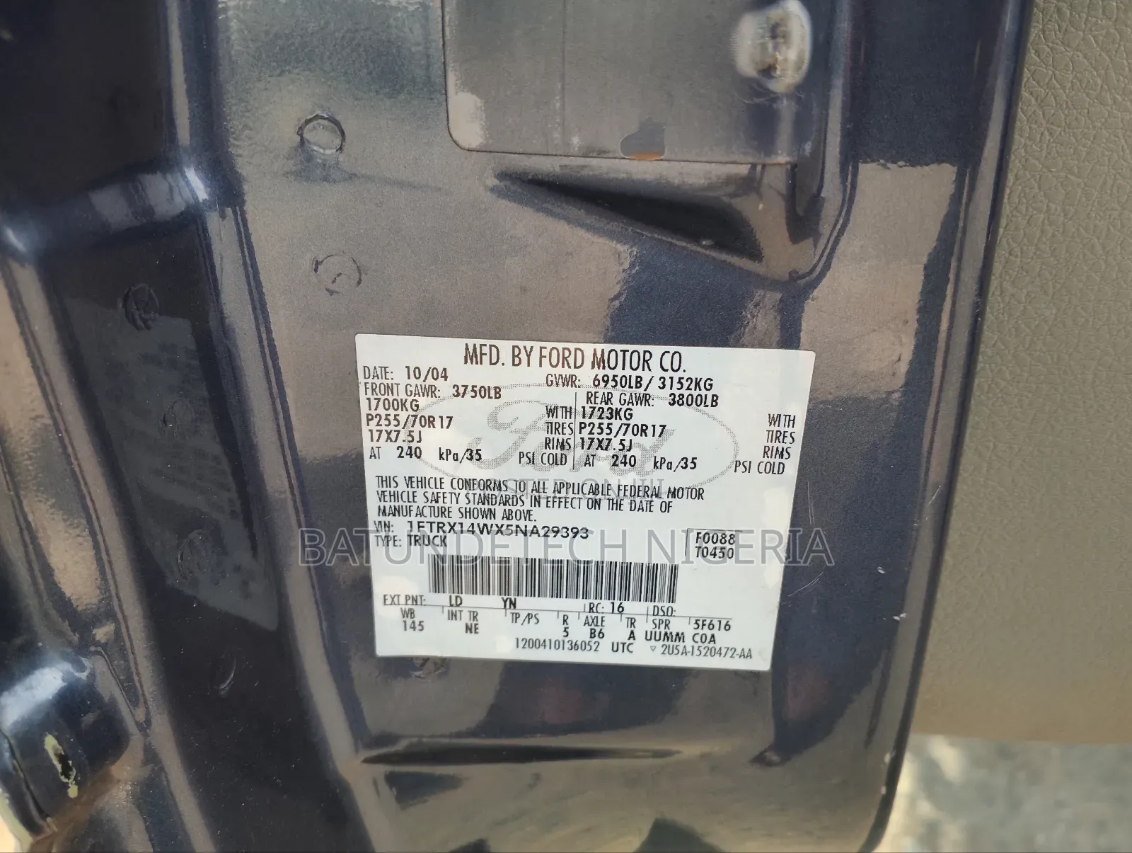 Ford F-150 Regular Cab 2005 Gray