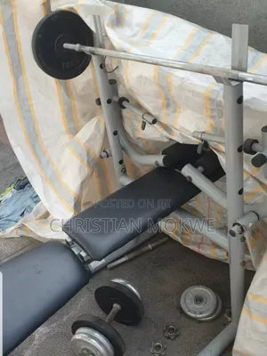 Gym Weights and Bench
