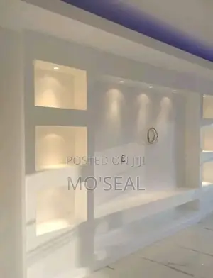 Home Interiors Decor and Design. P.O.P, Wall Screeding, Wall Design