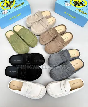 Men Suede Clog/Mule Loafers in Multiple Colours