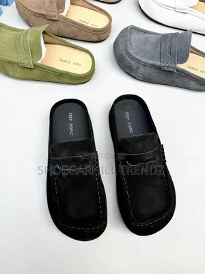 Men Suede Clog/Mule Loafers in Multiple Colours