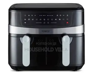Tower 9l Dual Basket Airfryer With Smart Finish