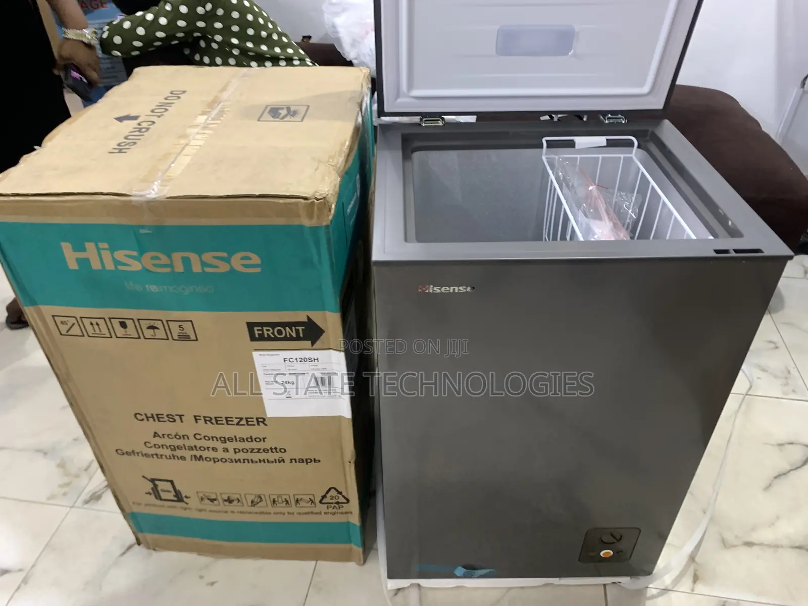 Compact Hisense 95l Deep Freezer – Fc120sh Model