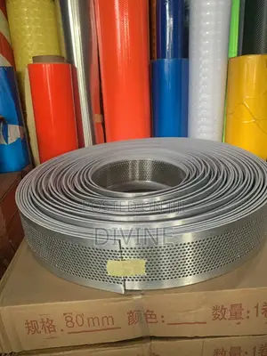 Brush Silver Perforated PVC Aluminum Chanelion