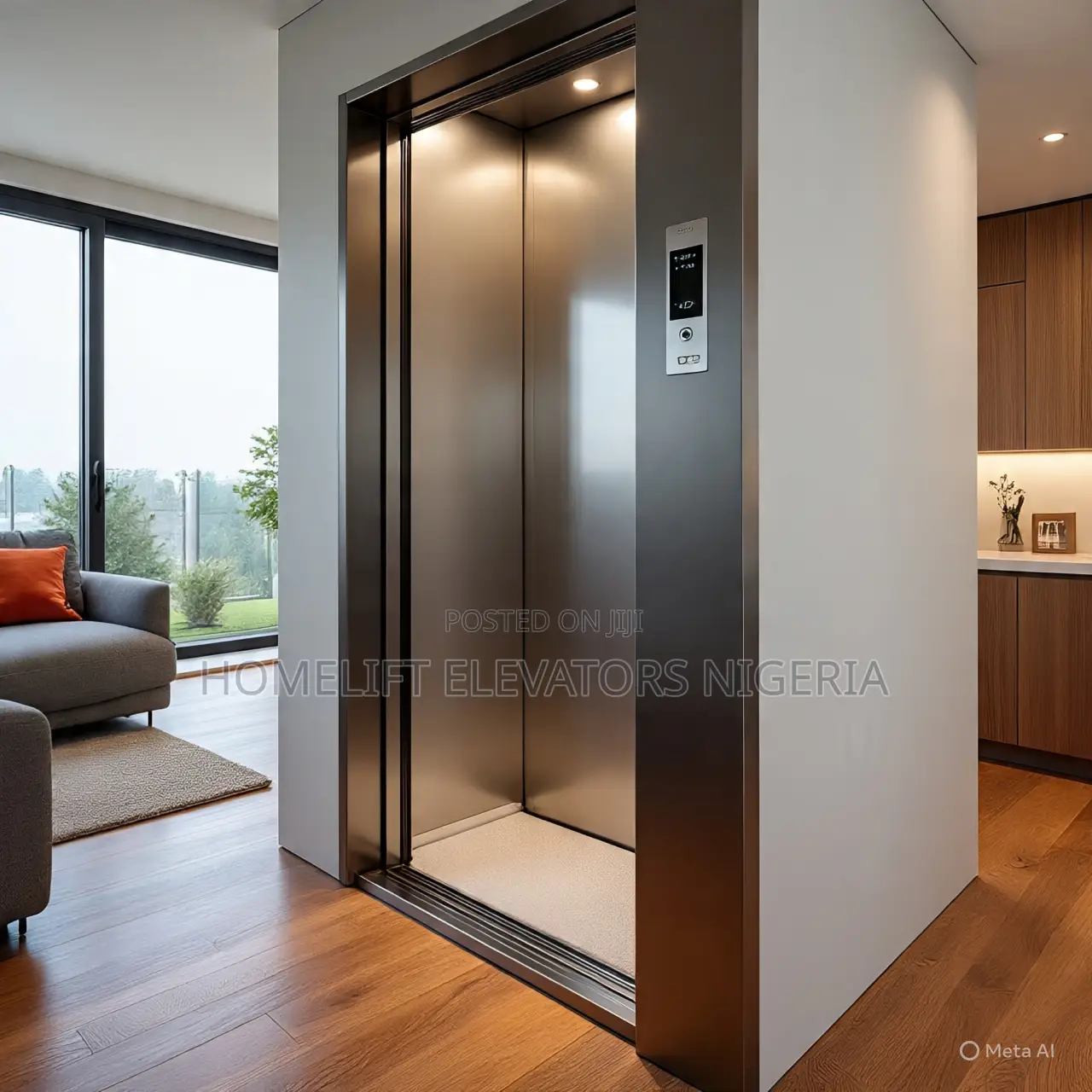 Compact Pitless Home Elevator
