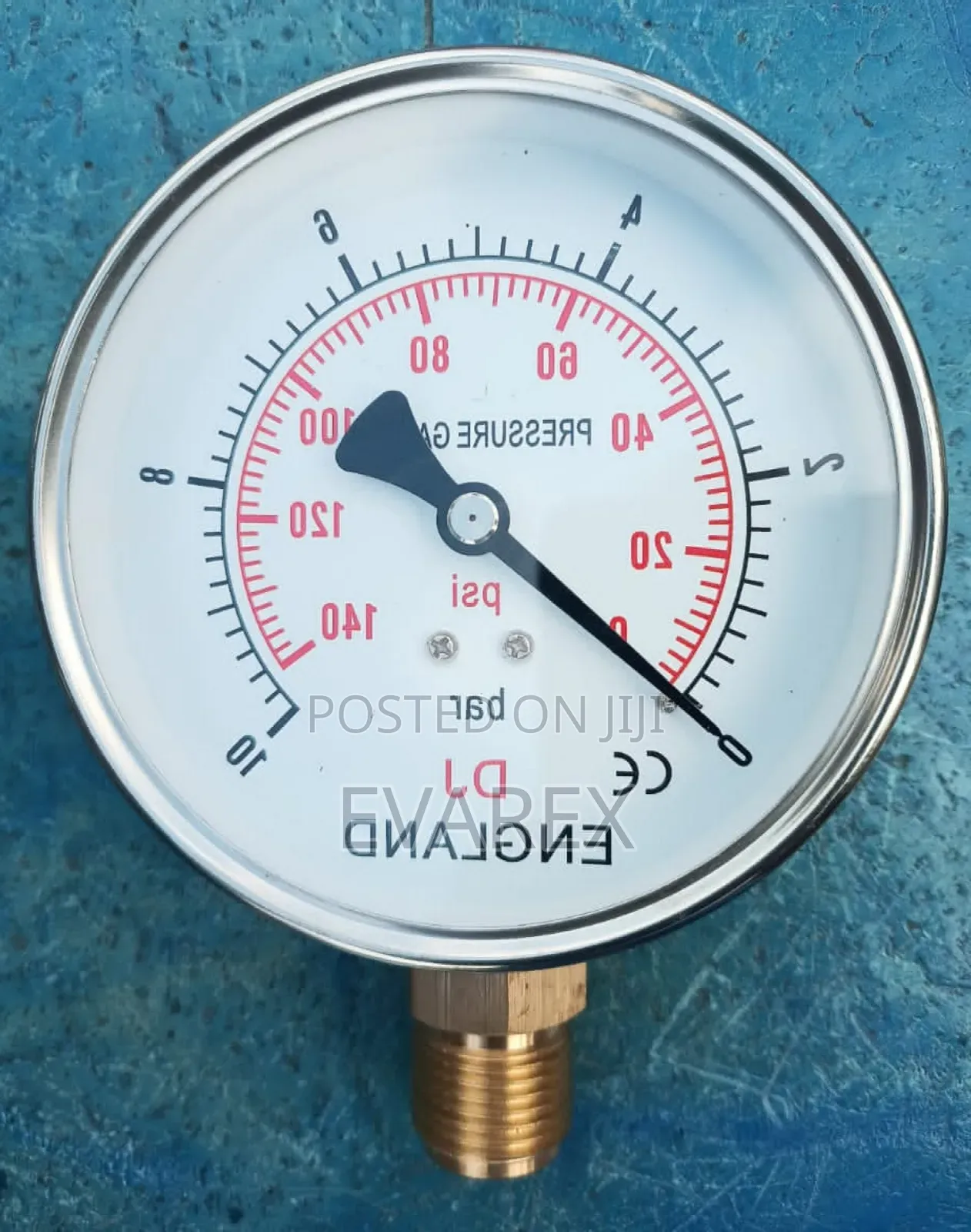 10 Bar Water Pressure Meter Gauge