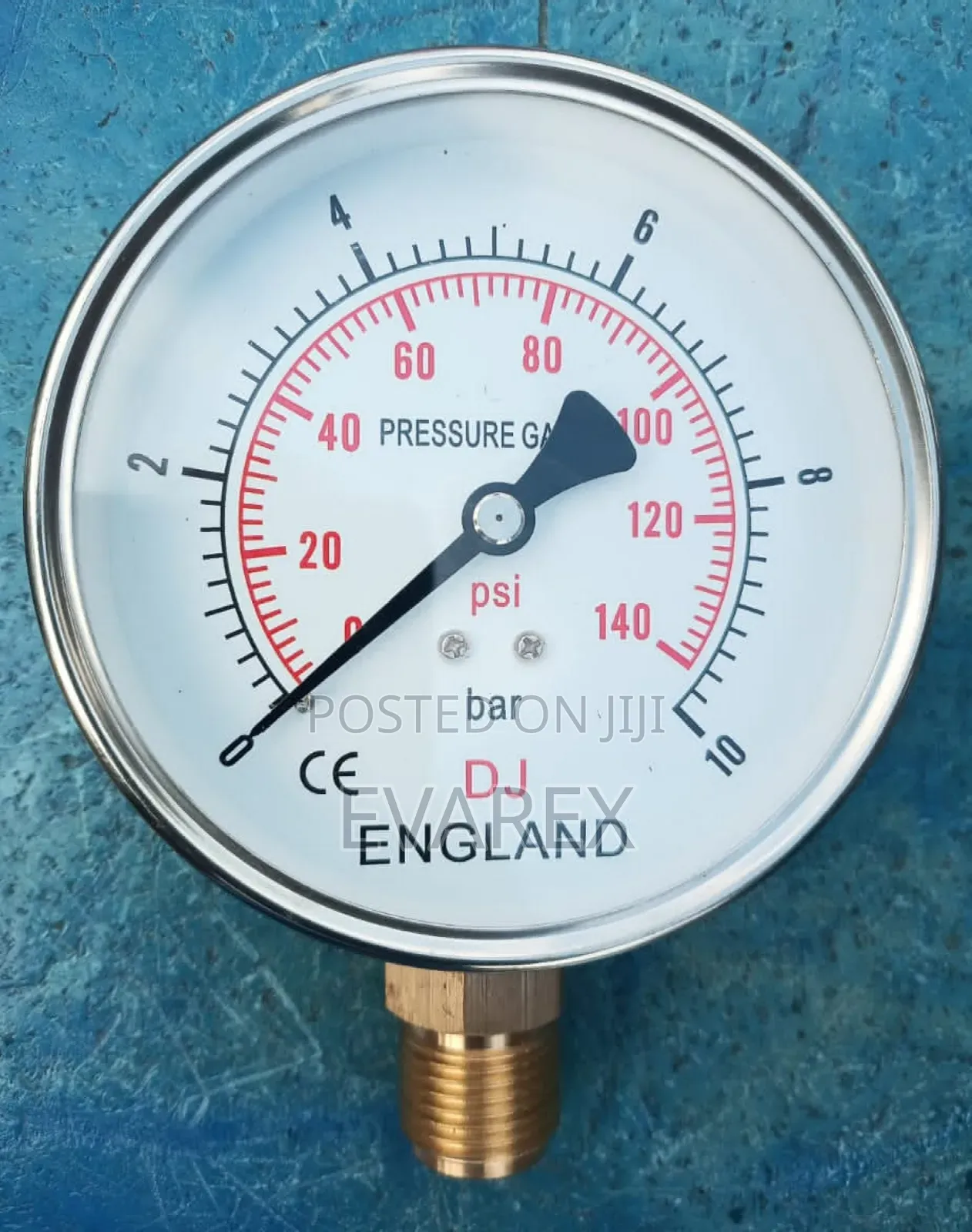 10 Bar Water Pressure Meter Gauge