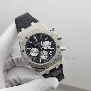 Audemars Piguet Quality Luxury Men Genuine Leather Wristwatch