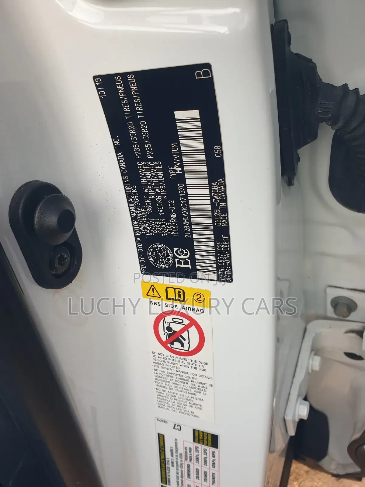 Lexus RX 350L 2020 White