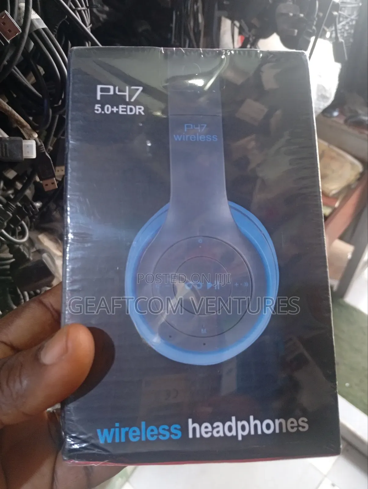 P47 Wireless Headphones Fm Radio, Mp3 Player