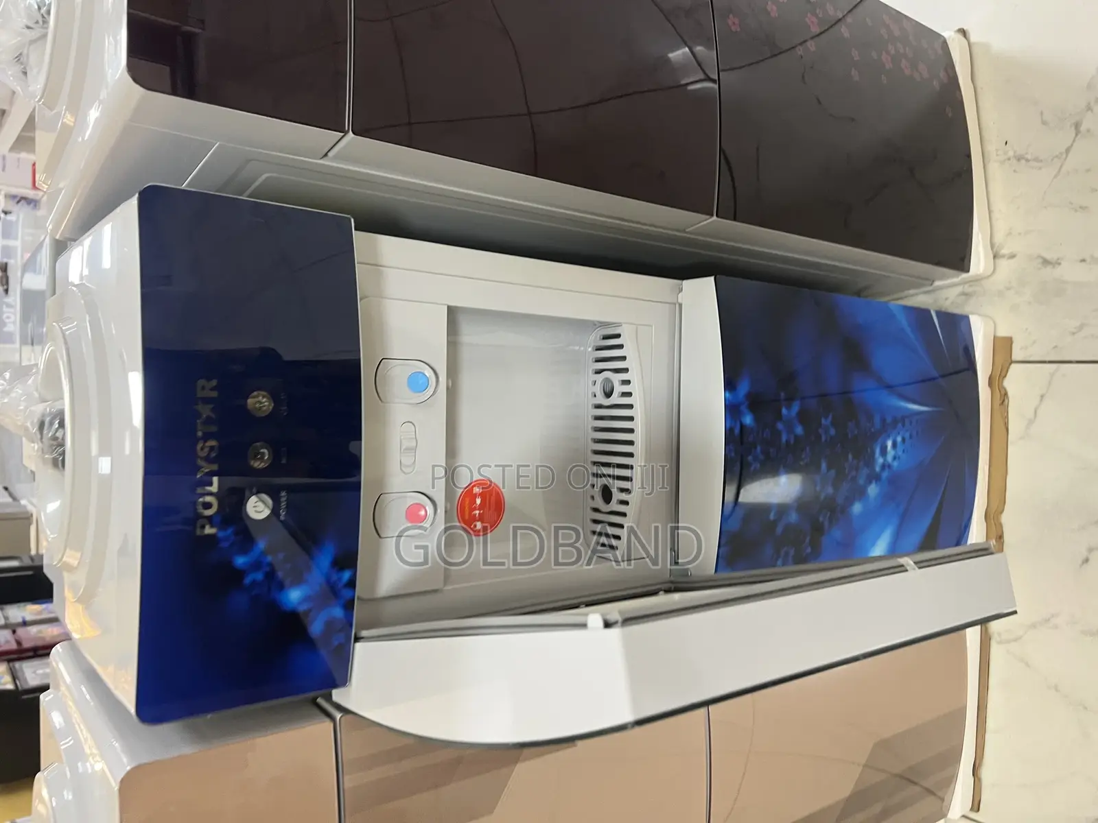 Polystar Hot Cold Dispenser With Bottom Refrigerator