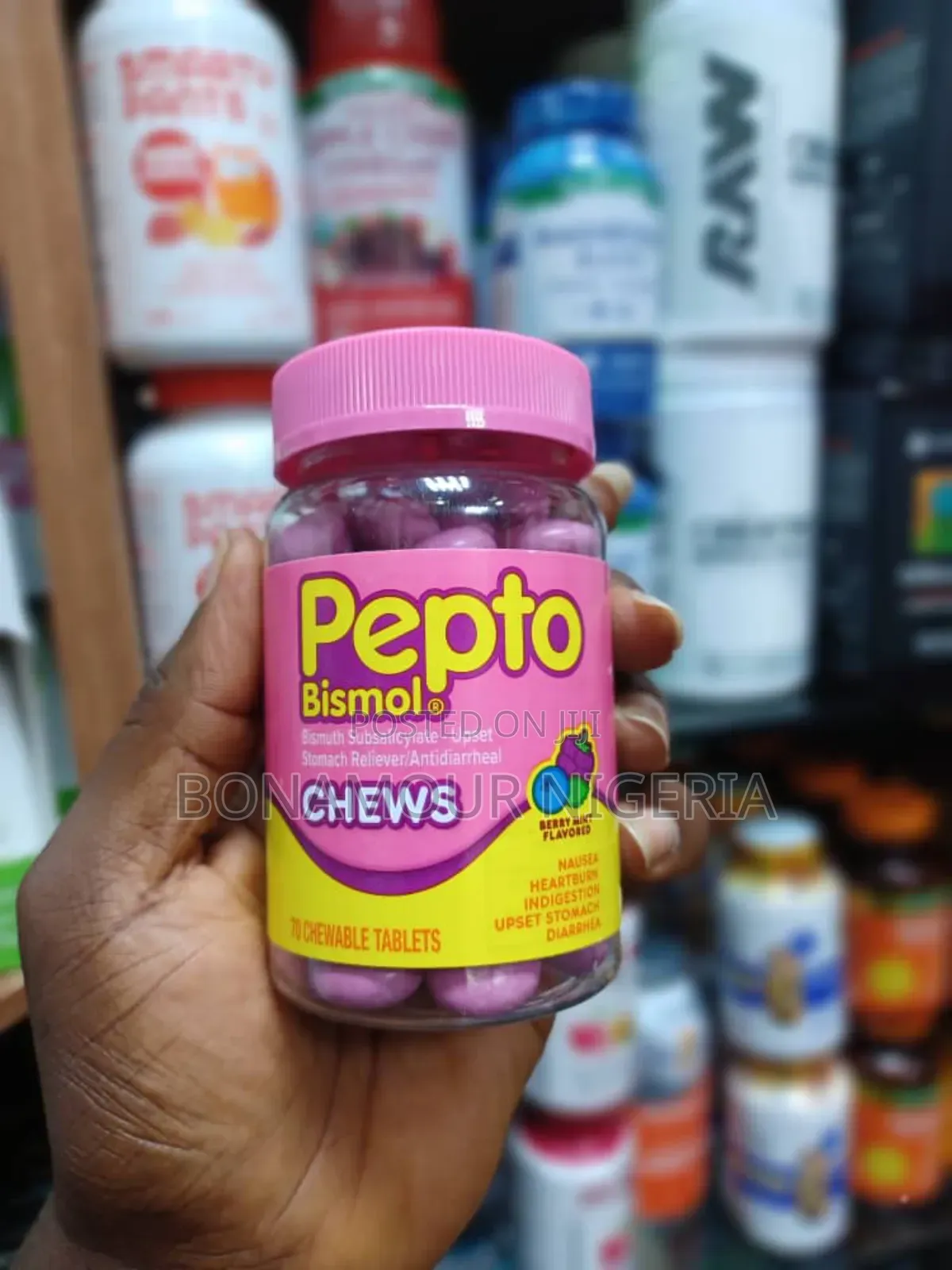 Pepto Bismol Chews X70 Tabs