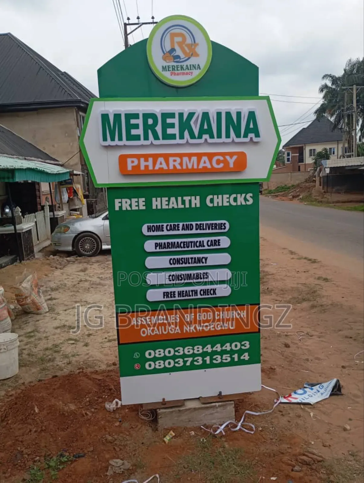 Signage Signpost 3d