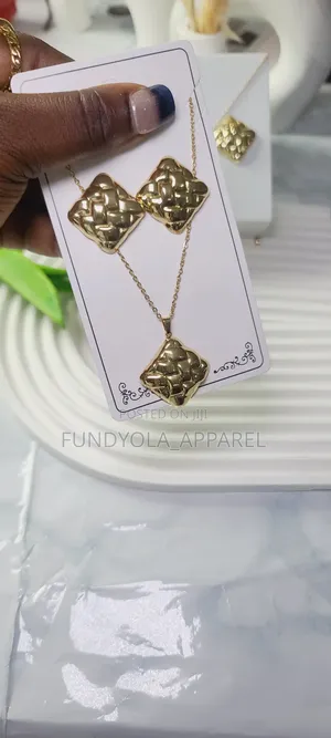 Square Shaped Stainless Steel Earrings.