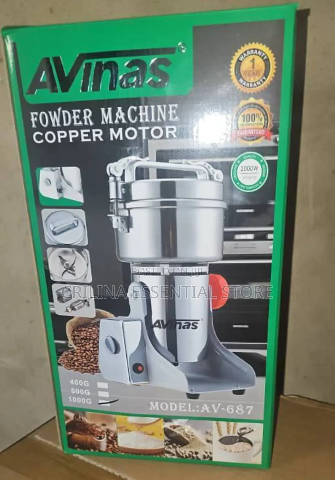 High Quality Avinas Powder Machine 1000g