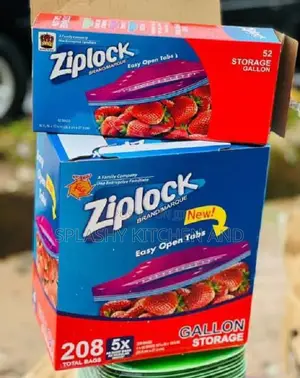 Ziploc Ziplock Gallon- Reusable Storage Bags 52pcs